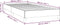 vidaXL - Bedframe - zonder - matras - 100x200 - cm - stof - crèmekleurig