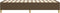 vidaXL - Bedframe - zonder - matras - 100x200 - cm - stof - donkerbruin