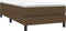 vidaXL - Bedframe - zonder - matras - 100x200 - cm - stof - donkerbruin