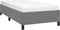 vidaXL - Bedframe - zonder - matras - 100x200 - cm - stof - donkergrijs