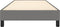 vidaXL - Bedframe - zonder - matras - 100x200 - cm - stof - donkergrijs