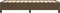 vidaXL - Bedframe - zonder - matras - 100x200 - cm - stof - donkerbruin