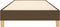 vidaXL - Bedframe - zonder - matras - 100x200 - cm - stof - donkerbruin