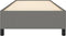 vidaXL - Bedframe - zonder - matras - 100x200 - cm - stof - donkergrijs