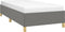 vidaXL - Bedframe - zonder - matras - 100x200 - cm - stof - donkergrijs