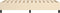 vidaXL - Bedframe - zonder - matras - 100x200 - cm - stof - crèmekleurig