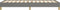 vidaXL - Bedframe - zonder - matras - 100x200 - cm - stof - donkergrijs