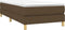 vidaXL - Bedframe - zonder - matras - 100x200 - cm - stof - donkerbruin