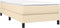 vidaXL - Bedframe - zonder - matras - 100x200 - cm - stof - crèmekleurig
