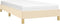 vidaXL - Bedframe - zonder - matras - 100x200 - cm - stof - crèmekleurig
