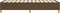 vidaXL - Bedframe - zonder - matras - 100x200 - cm - stof - donkerbruin