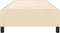 vidaXL - Bedframe - zonder - matras - 100x200 - cm - stof - crèmekleurig