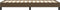 vidaXL - Bedframe - zonder - matras - 100x200 - cm - stof - donkerbruin