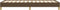 vidaXL - Bedframe - zonder - matras - 100x200 - cm - stof - donkerbruin