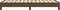 vidaXL - Bedframe - zonder - matras - 100x200 - cm - stof - donkerbruin