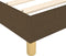 vidaXL - Bedframe - zonder - matras - 100x200 - cm - stof - donkerbruin