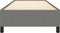 vidaXL - Bedframe - zonder - matras - 100x200 - cm - stof - donkergrijs