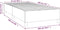 vidaXL - Bedframe - zonder - matras - 100x200 - cm - stof - donkergrijs