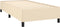 vidaXL - Bedframe - zonder - matras - 100x200 - cm - stof - crèmekleurig