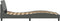 vidaXL - Bedframe - zonder - matras - 100x200 - cm - stof - donkergrijs