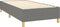 vidaXL - Bedframe - zonder - matras - 100x200 - cm - stof - donkergrijs