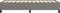 vidaXL - Bedframe - zonder - matras - 100x200 - cm - stof - donkergrijs
