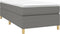vidaXL - Bedframe - zonder - matras - 100x200 - cm - stof - donkergrijs