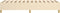 vidaXL - Bedframe - zonder - matras - 100x200 - cm - stof - crèmekleurig