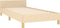 vidaXL - Bedframe - zonder - matras - 100x200 - cm - stof - crèmekleurig