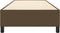 vidaXL - Bedframe - zonder - matras - 100x200 - cm - stof - donkerbruin