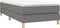 vidaXL - Bedframe - zonder - matras - 100x200 - cm - stof - donkergrijs