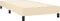 vidaXL - Bedframe - zonder - matras - 100x200 - cm - stof - crèmekleurig