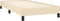 vidaXL - Bedframe - zonder - matras - 100x200 - cm - stof - crèmekleurig