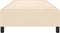 vidaXL - Bedframe - zonder - matras - 100x200 - cm - stof - crèmekleurig