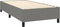 vidaXL - Bedframe - zonder - matras - 100x200 - cm - stof - donkergrijs