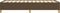 vidaXL - Bedframe - zonder - matras - 100x200 - cm - stof - donkerbruin