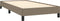 vidaXL - Bedframe - zonder - matras - 100x200 - cm - stof - taupe