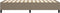 vidaXL - Bedframe - zonder - matras - 100x200 - cm - stof - taupe