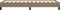 vidaXL - Bedframe - zonder - matras - 100x200 - cm - stof - taupe