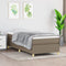 vidaXL - Bedframe - zonder - matras - 100x200 - cm - stof - taupe