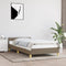 vidaXL - Bedframe - zonder - matras - 100x200 - cm - stof - taupe