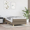 vidaXL - Bedframe - zonder - matras - 100x200 - cm - stof - taupe