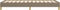 vidaXL - Bedframe - zonder - matras - 100x200 - cm - stof - taupe