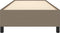 vidaXL - Bedframe - zonder - matras - 100x200 - cm - stof - taupe