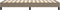 vidaXL - Bedframe - zonder - matras - 100x200 - cm - stof - taupe