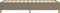 vidaXL - Bedframe - zonder - matras - 100x200 - cm - stof - taupe