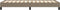 vidaXL - Bedframe - zonder - matras - 100x200 - cm - stof - taupe