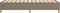 vidaXL - Bedframe - zonder - matras - 100x200 - cm - stof - taupe