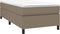 vidaXL - Bedframe - zonder - matras - 100x200 - cm - stof - taupe