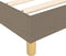 vidaXL - Bedframe - zonder - matras - 100x200 - cm - stof - taupe